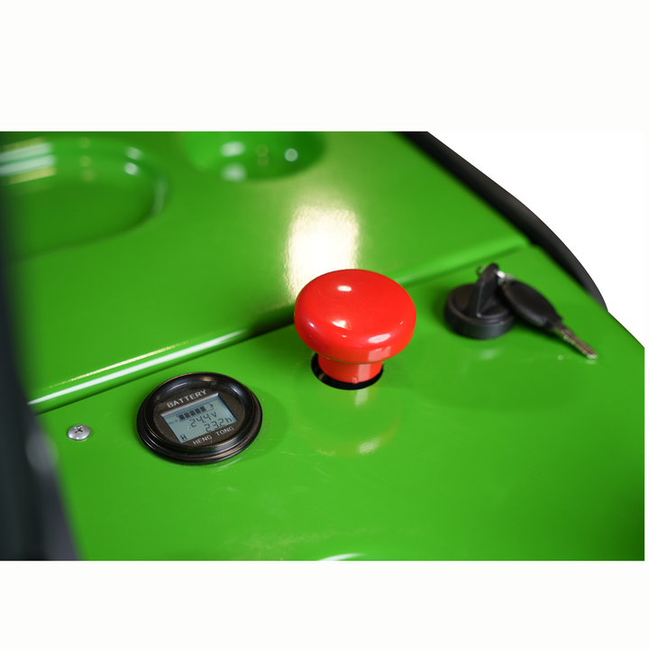Warehouse equipment with ergonomic controls
